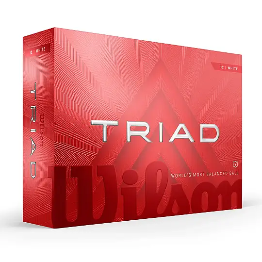 Wilson Triad Golf Topu - Triad Golf Ball White 2-BALL WG2009001 - 4