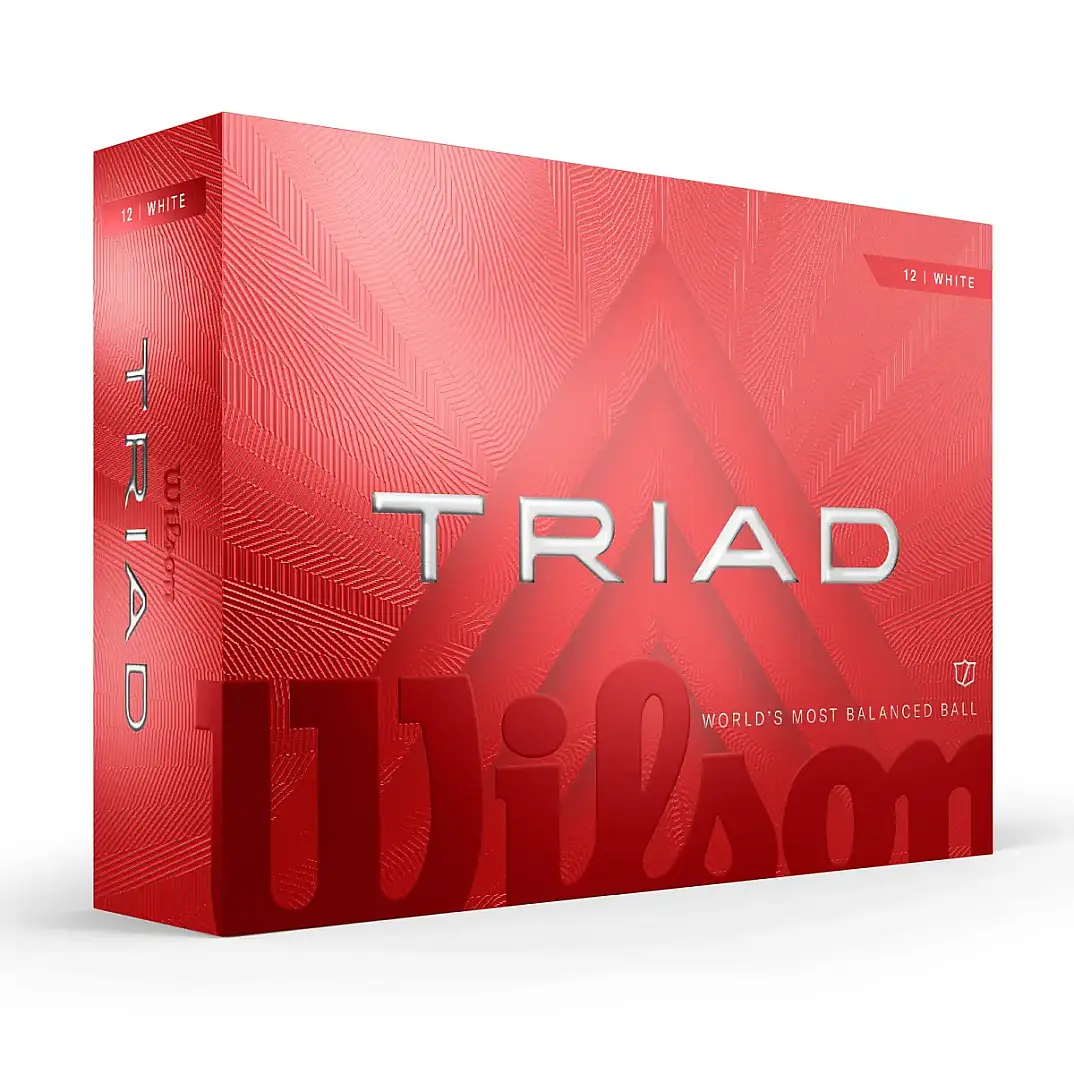 Wilson Triad Golf Topu - Triad Golf Ball White 2-BALL WG2009001 - 4