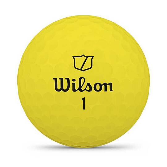Wilson Triad Golf Topu - Triad Golf Ball Yellow 12-BALL WG2009002