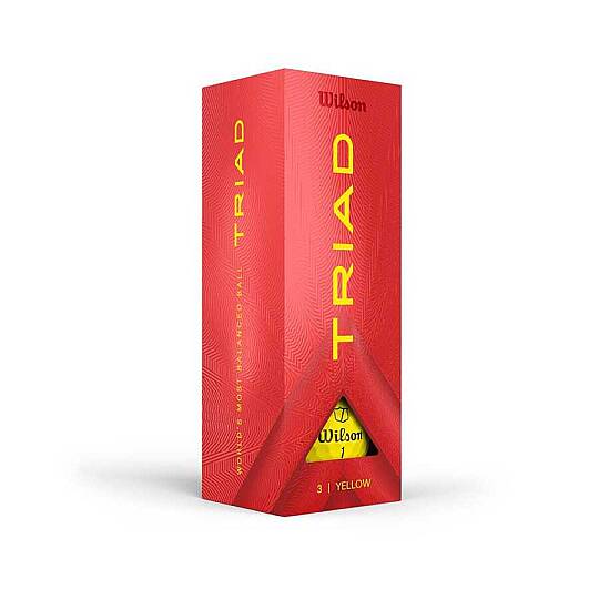 Wilson Triad Golf Topu - Triad Golf Ball Yellow 12-BALL WG2009002 - 3