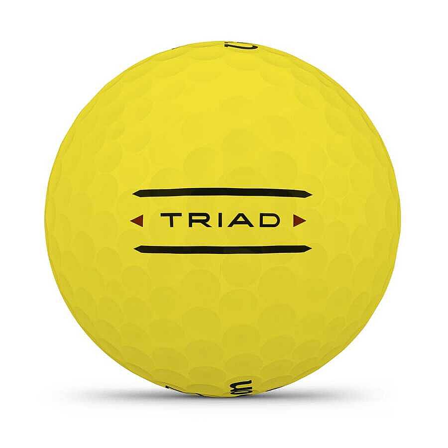 Wilson Triad Golf Topu - Triad Golf Ball Yellow 12-BALL WG2009002 - 2