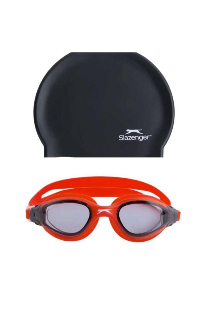 Yetişkin Yüzücü Gözlüğü Aero GS26 SmokeRedRed+BONE - 1