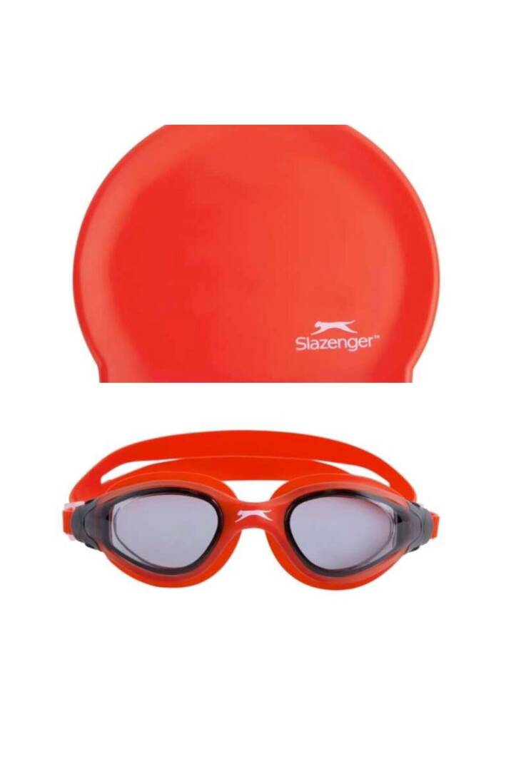 Yetişkin Yüzücü Gözlüğü Aero GS26 SmokeRedRed+BONE - 1
