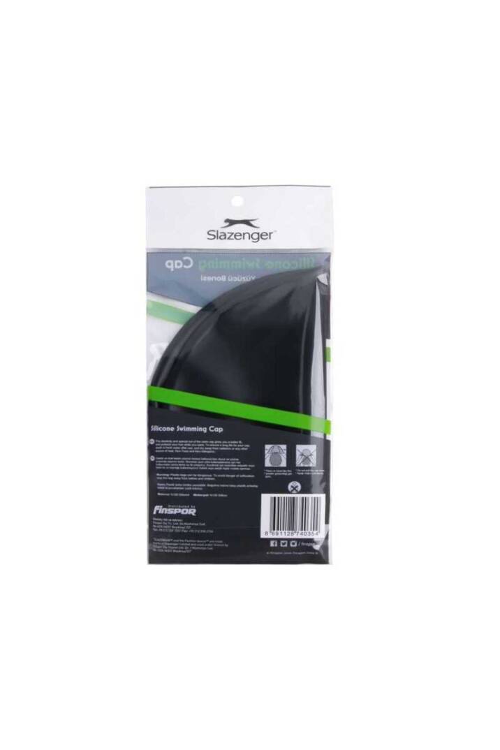 Slazenger Yüzücü Bonesi Silikon Sn00 Black (OPP Bag) - 3
