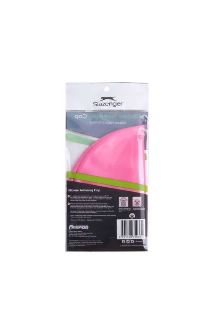 Slazenger Yüzücü Bonesi Silikon Sn00 Pink (OPP Bag) - 2